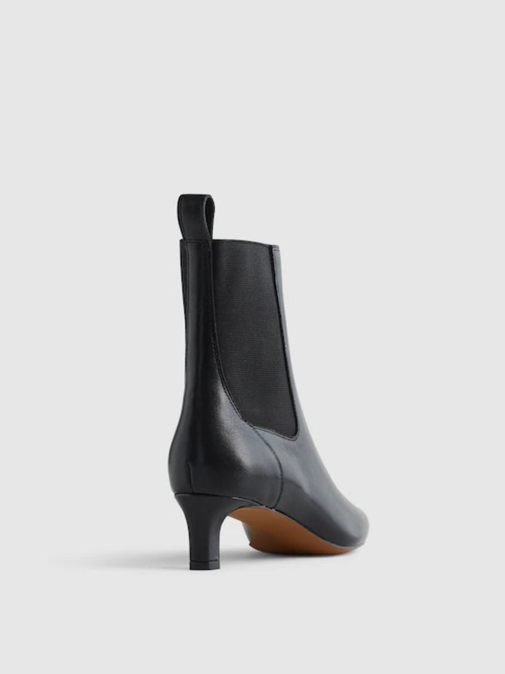 Madewell The Dimes Chelsea Boot Leather in Black Size 9 - Picture 3 of 11